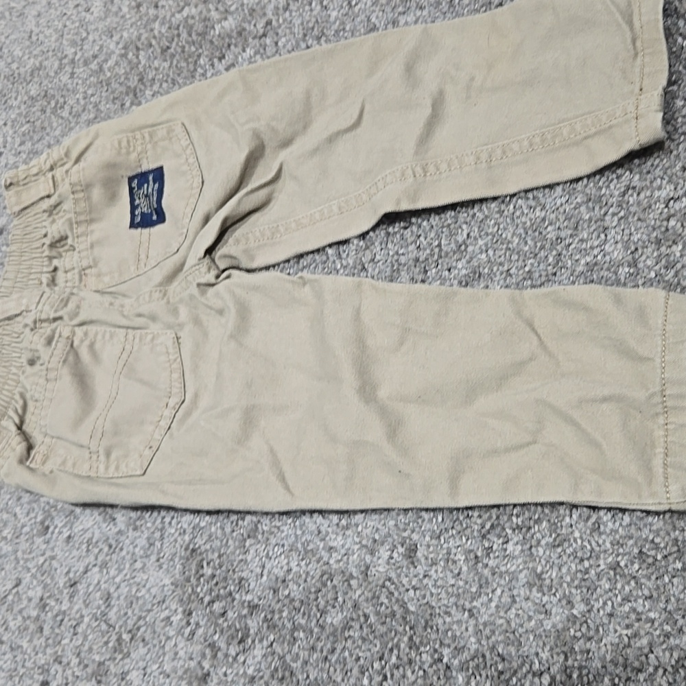 2T U.S. Polo Assn. Khaki uniform pants for toddler boys - Picture 2 of 9